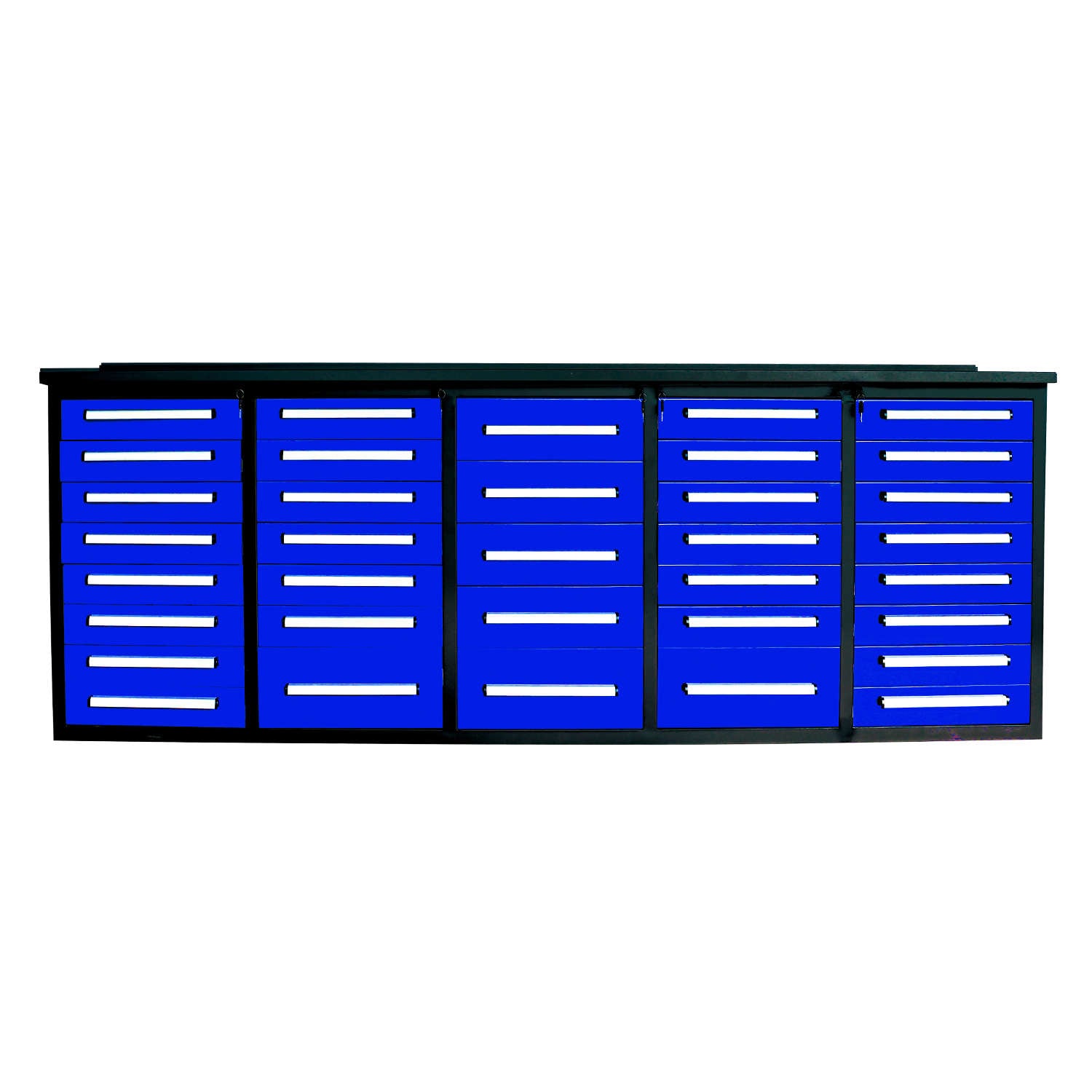 10ft Workbench Storage Cabinet with 35 Drawers — Helsel’s Lumber Co