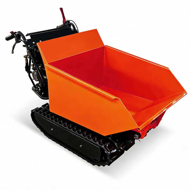 1100lbs Capacity 10HP Gas Powered Track Mini Dumper