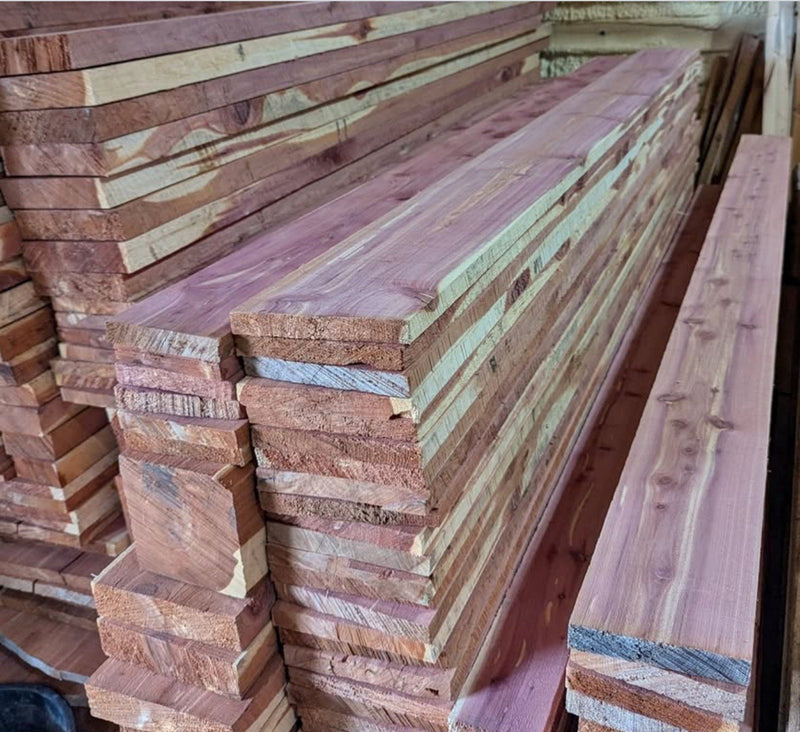 🇺🇸 Red Cedar Boards – Made in USA - 1" thick | Kiln Dried | Custom Cuts & More