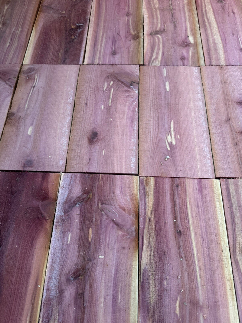 🌲 Red Cedar Craft Boards | 1” x 5” x 10” | Aromatic Kiln Dried Wood | USA Made