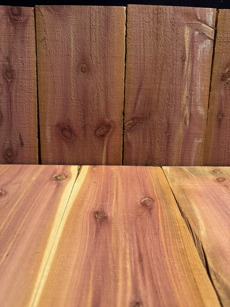 🌲 Red Cedar Craft Boards | 1” x 5” x 10” | Aromatic Kiln Dried Wood | USA Made