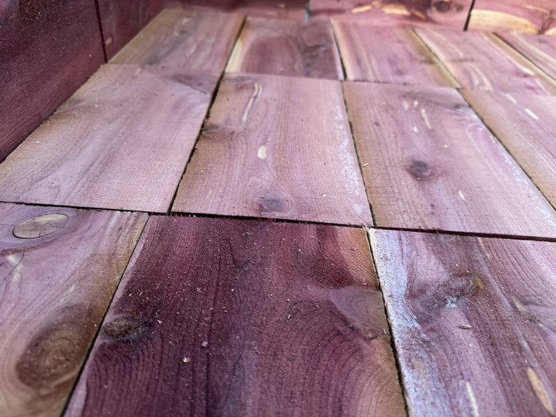 🌲 Red Cedar Craft Boards | 1” x 5” x 10” | Aromatic Kiln Dried Wood | USA Made