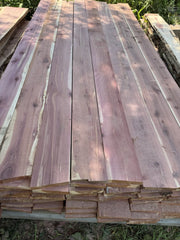 🪵 10 Red Cedar Boards – 1”x5”x8’ Sample Pack | Aromatic | 🚚 Free Freight Ship