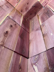 🌲 Red Cedar Craft Boards | 1” x 5” x 10” | Aromatic Kiln Dried Wood | USA Made