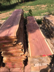 🔥Last Premium Red Cedar Live Edge Slab A-Grade | Table Shelf Mantel | Free Ship