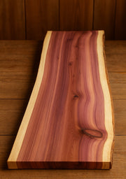 🔥Last Premium Red Cedar Live Edge Slab A-Grade | Table Shelf Mantel | Free Ship