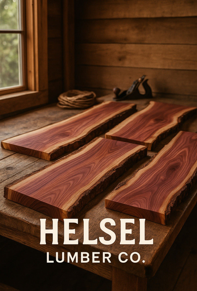 🔥Last Premium Red Cedar Live Edge Slab A-Grade | Table Shelf Mantel | Free Ship