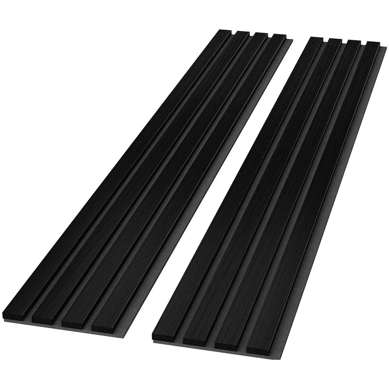 Solid Wood Acoustic Slat Wall Panels (Broad Strip)