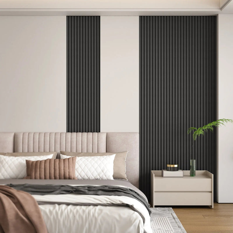 Hausvita 48 x 6 inch WPC Slat Wall Panel (16 Pack)