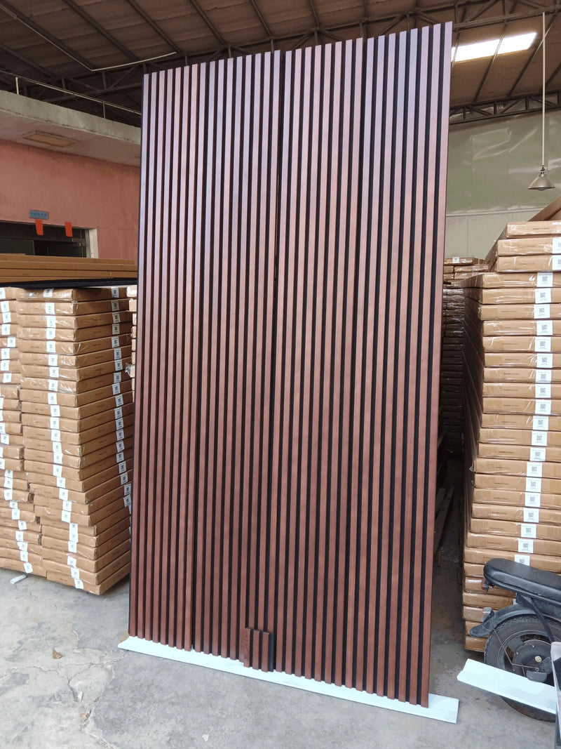 Hausvita Acoustic Solid Wood Slat Wall Panels ( 2 Panels Per Box ) -Wholesale
