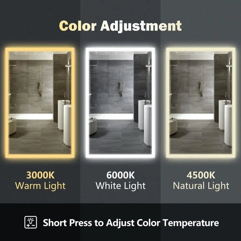 Hausvita Deluxe Edge Glow LED Bathroom Mirror