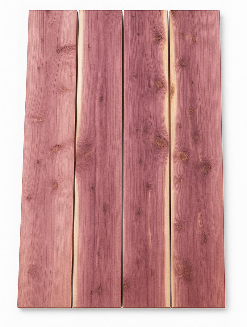 Red Cedar Boards – Aromatic, Kiln-Dried, Hand-Sanded – Custom Sizes for Furniture & Shelves