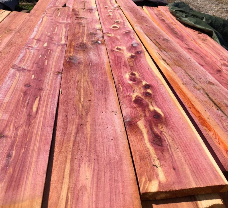 Red Cedar Boards – Aromatic, Kiln-Dried, Hand-Sanded – Custom Sizes for Furniture & Shelves