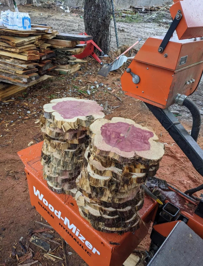 Rustic Red Cedar Wood Slices – Kiln-Dried Aromatic Logs for Crafts, Weddings & Home Décor